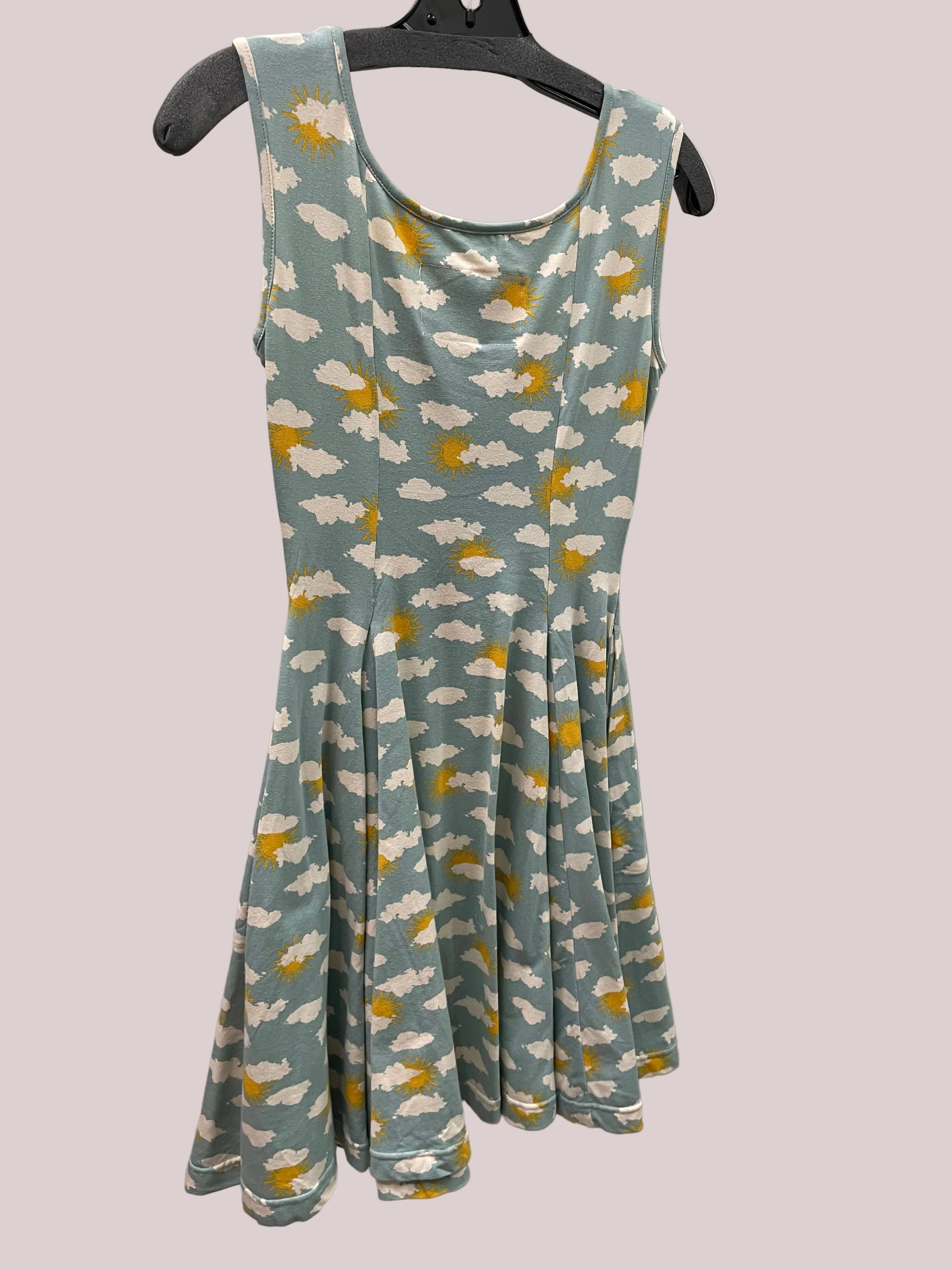 Parisienne Dress in Sky Print by Effie's Heart Robin Boutique