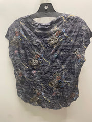 Crinkle Knit Short Sleeve in Nocturne Fleur Print by Inoah