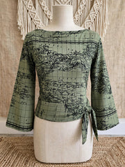 Hope Pullover in Atlas Print by Effie's Heart