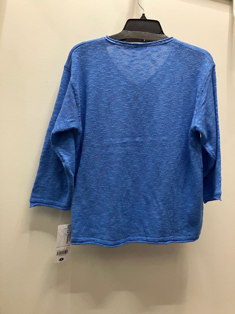 Pullover Button Summer Sweater by Lulu-B