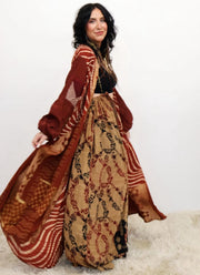 Crepe Sari Evermore Kimono #200 by Kantha Bae