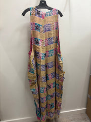 Duality Sari Harmony Wide Leg Jumpsuit #1030 by Kantha Bae