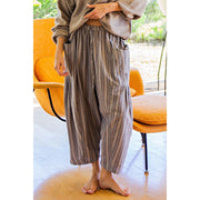 Gathered Cotton Wide Leg Pant by Cotiera Rae Mode CP6047 Robin Boutique