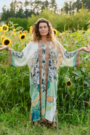 Additional view of I Paint My Dream Van Gogh Opera Duster Kimono Robe from Robin Boutique.