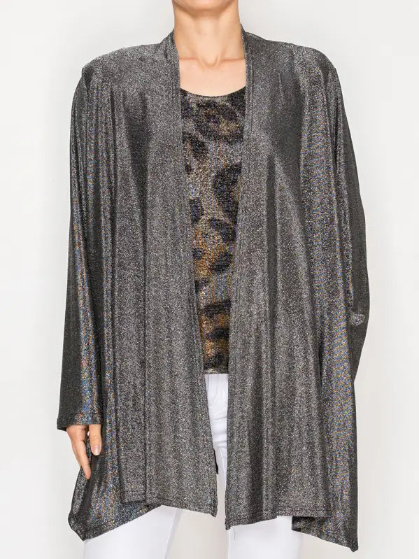 Shimmery Lurex Cardigan by Origami