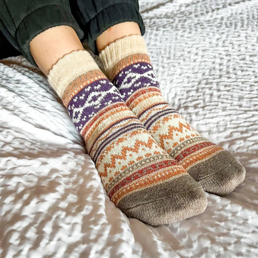 Eisley Retro Chevron Socks Robin Boutique