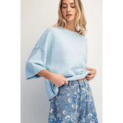 Goldie Oversized Sweater Top by Cotierra