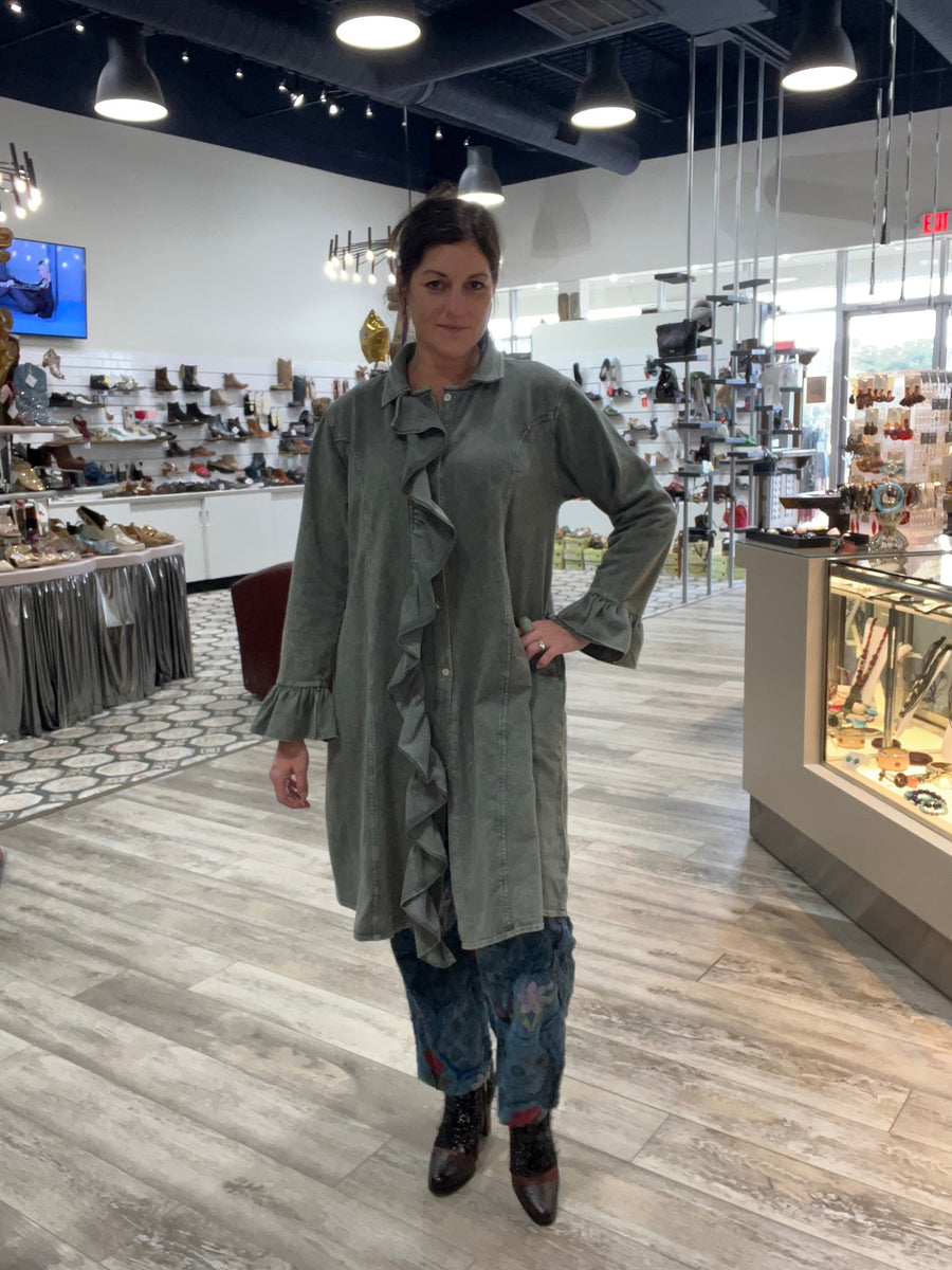 Ruffle Me Softly Terry Jacket by The Paper Lace