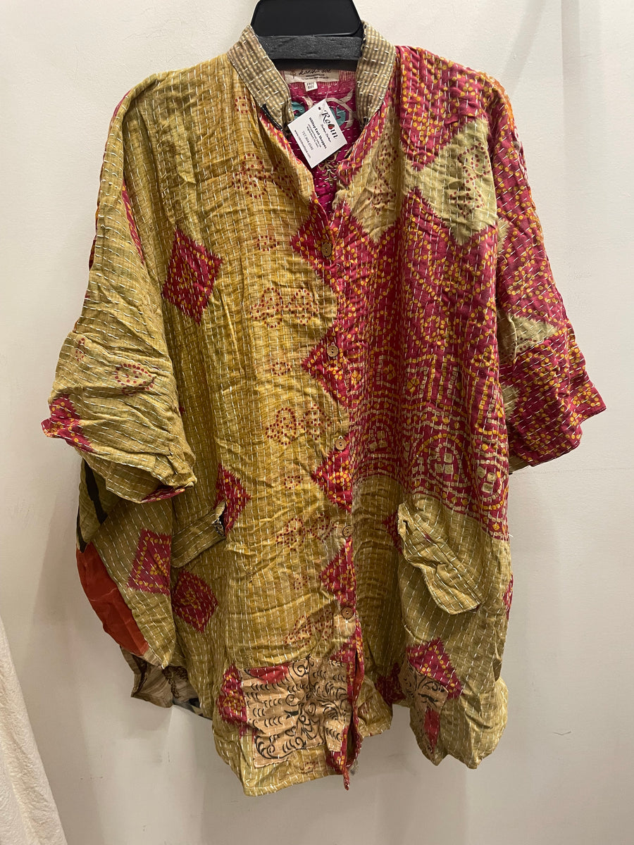 Pareo Kantha Free To Be Button Down #340 by Kantha Bae