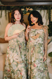 Additional view of Fleur De Soleil Bohéme Long Maxi Slip Dress with Florals from Robin Boutique.