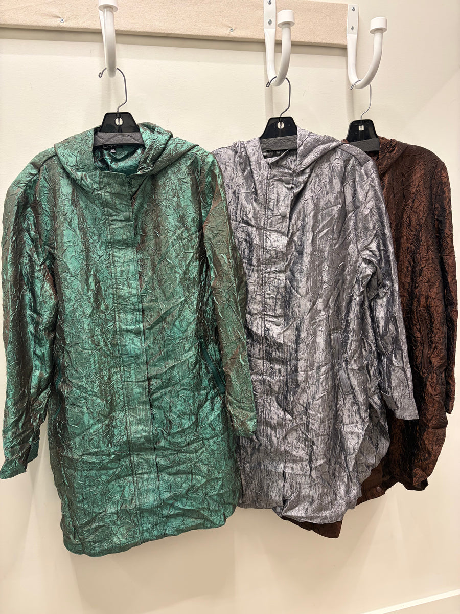 Storm Shimmer Packable Raincoat