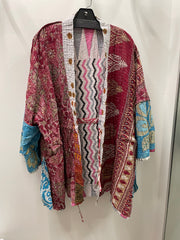 Kantha Shortie Kimono #16 by Kantha Bae