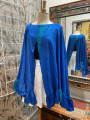 Silk Float Away Cape #015 by Kantha Bae