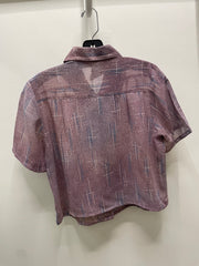 Reworked Flowy Crop Button Down #112