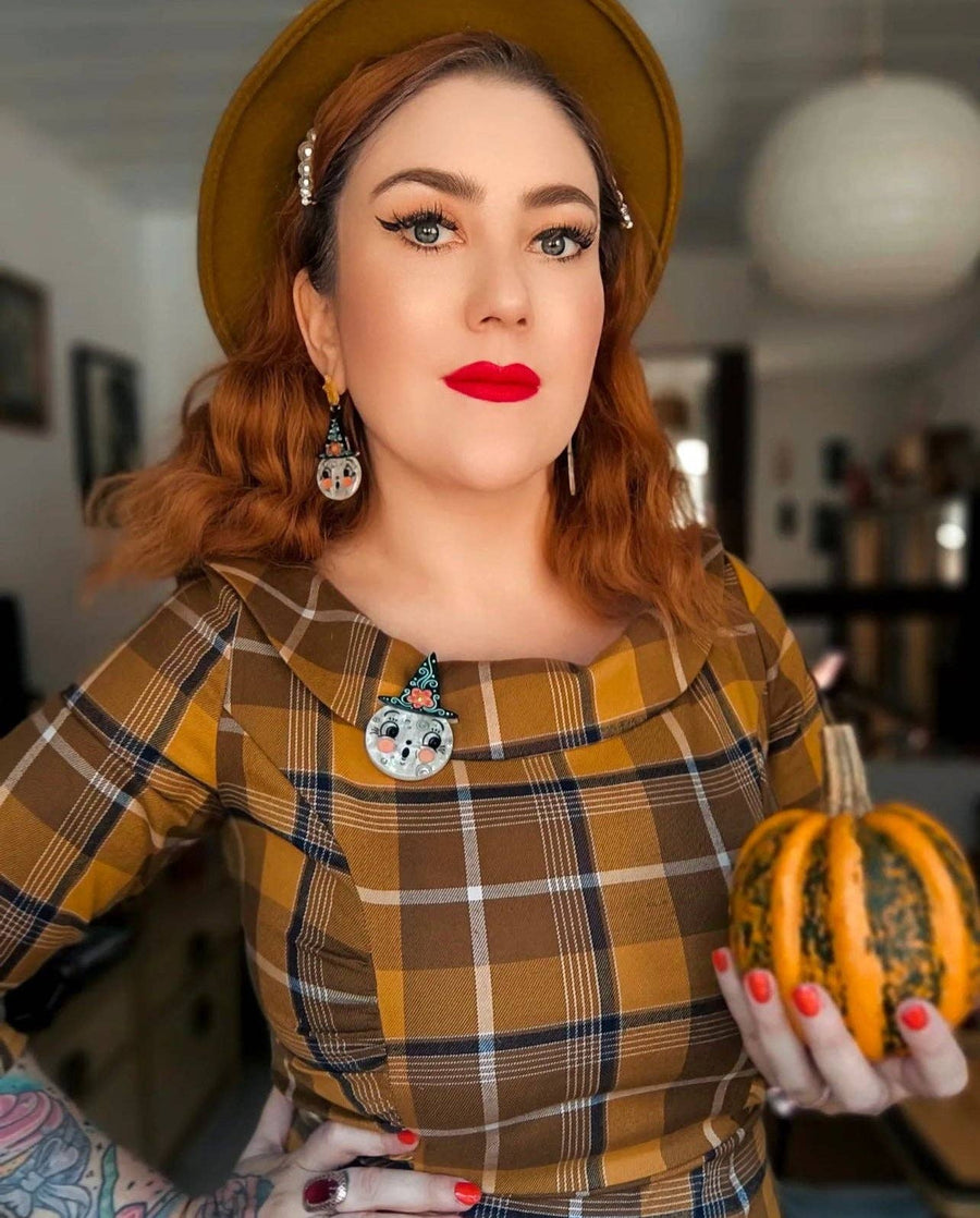 Bloomin' Luna Witch Statement Earrings by Johanna Parker x Lipstick & Chrome Robin Boutique
