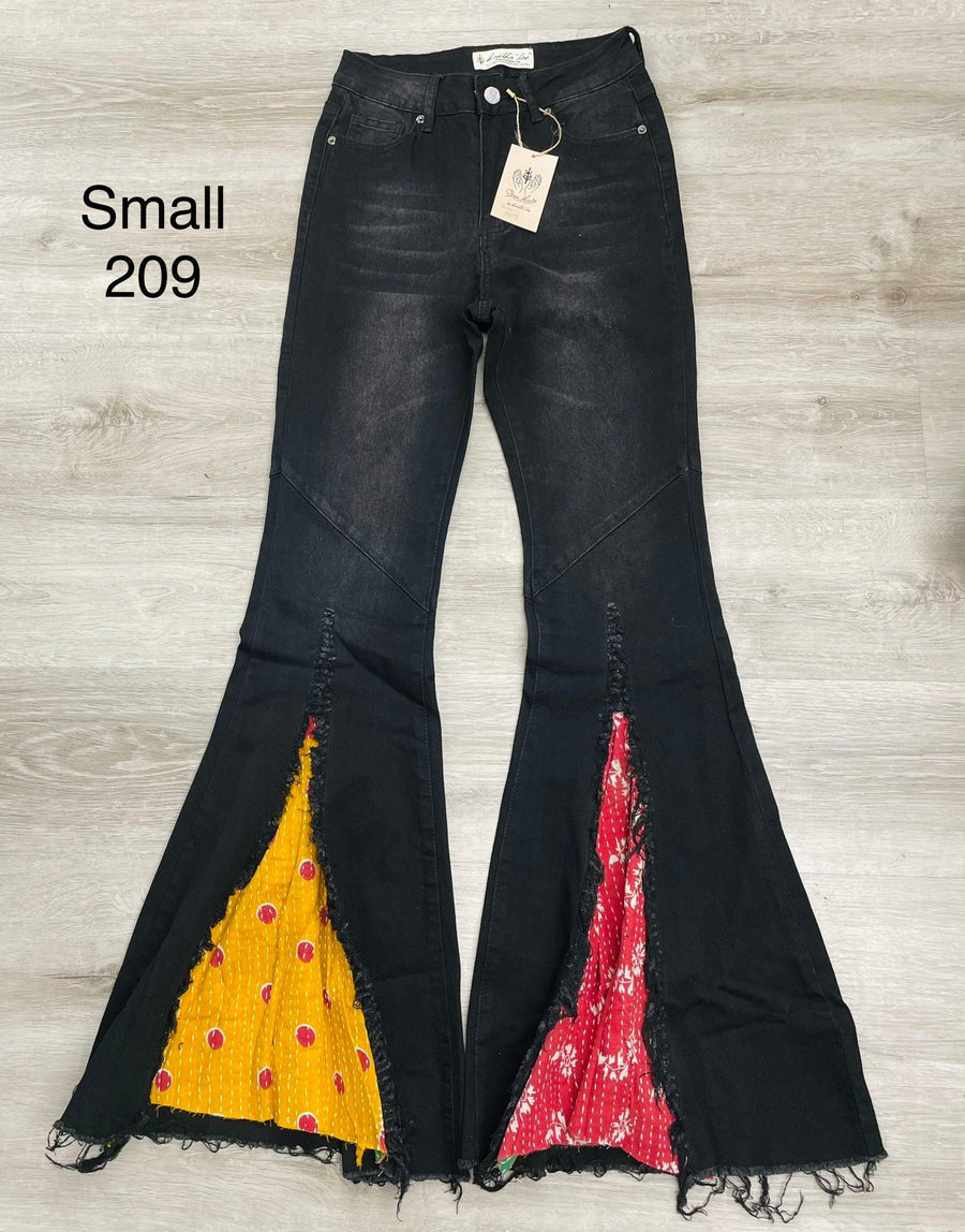 Upcycled Denim Dorito Bell by Kantha Bae - Robin Boutique-Boutique 