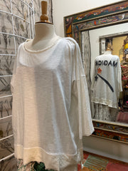 Distressed "Magical" Tunic Tee by The Paper Lace