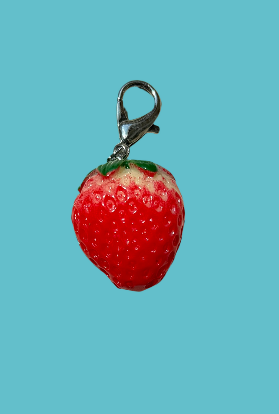Resin Strawberry Charm Large Robin Boutique