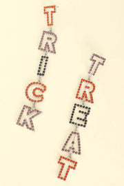 Halloween Trick or Treat Dangle Earrings