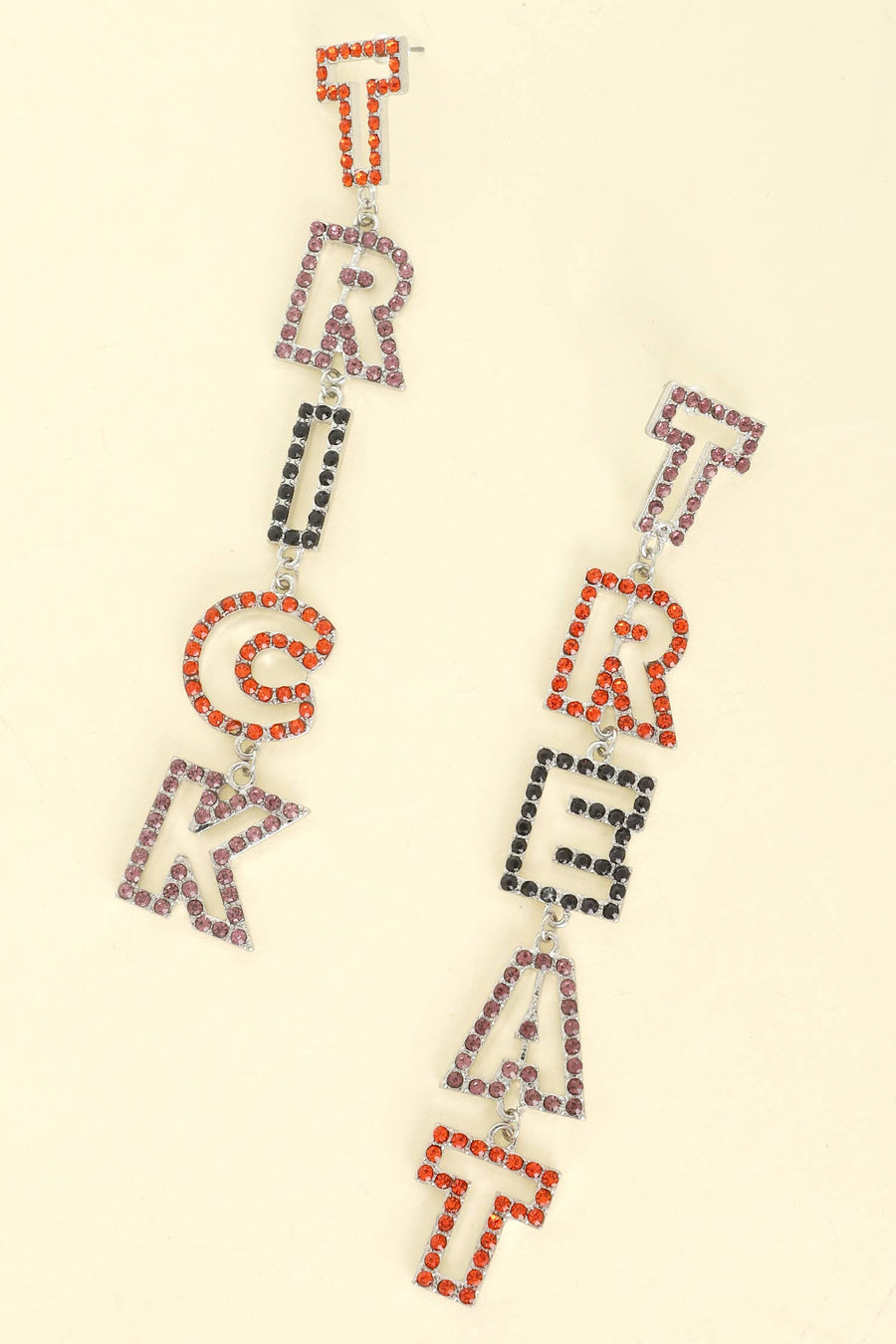 Halloween Trick or Treat Dangle Earrings