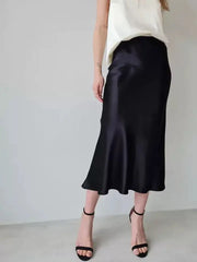 Sateen Skirt by EllyNDale