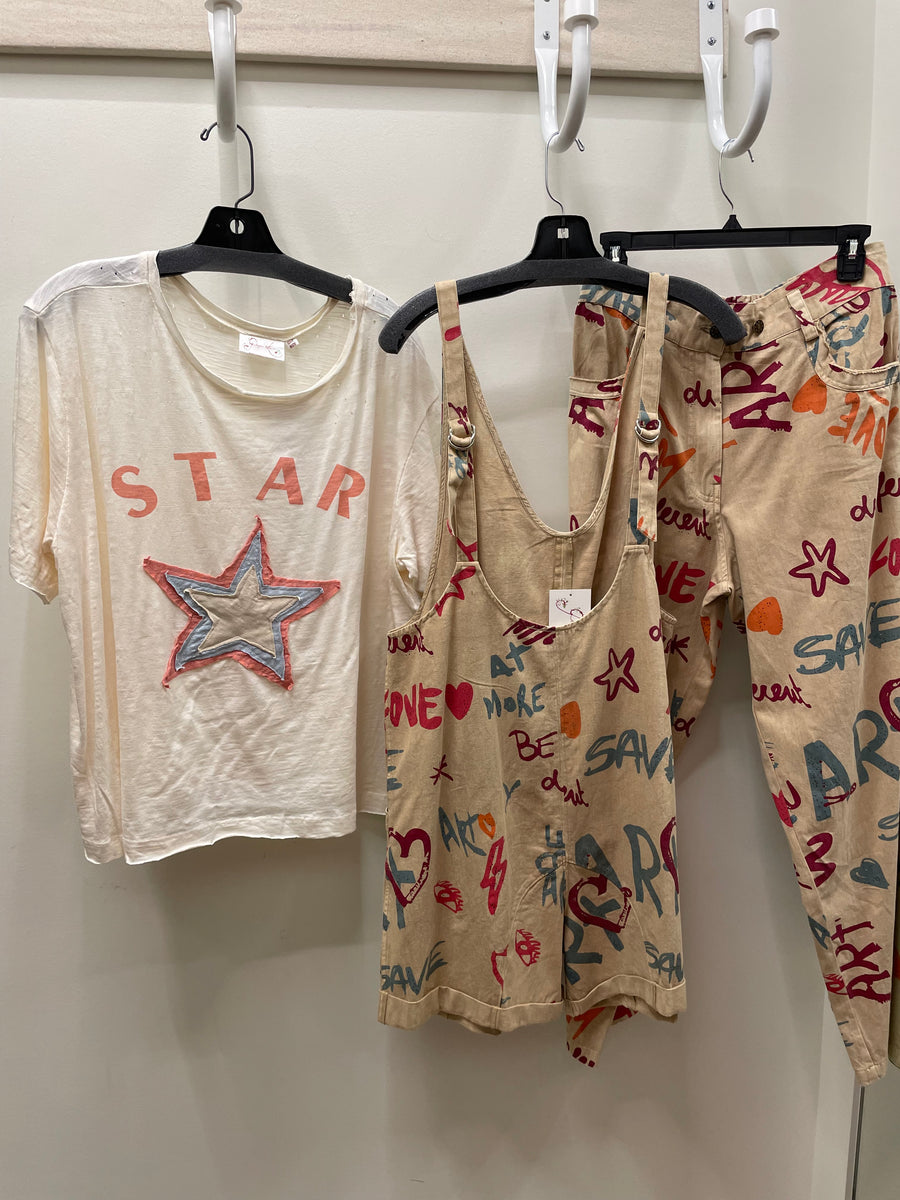 Love Graffiti Shortalls