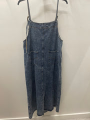 Denim Overall Dress by Davi & Dani Robin Boutique