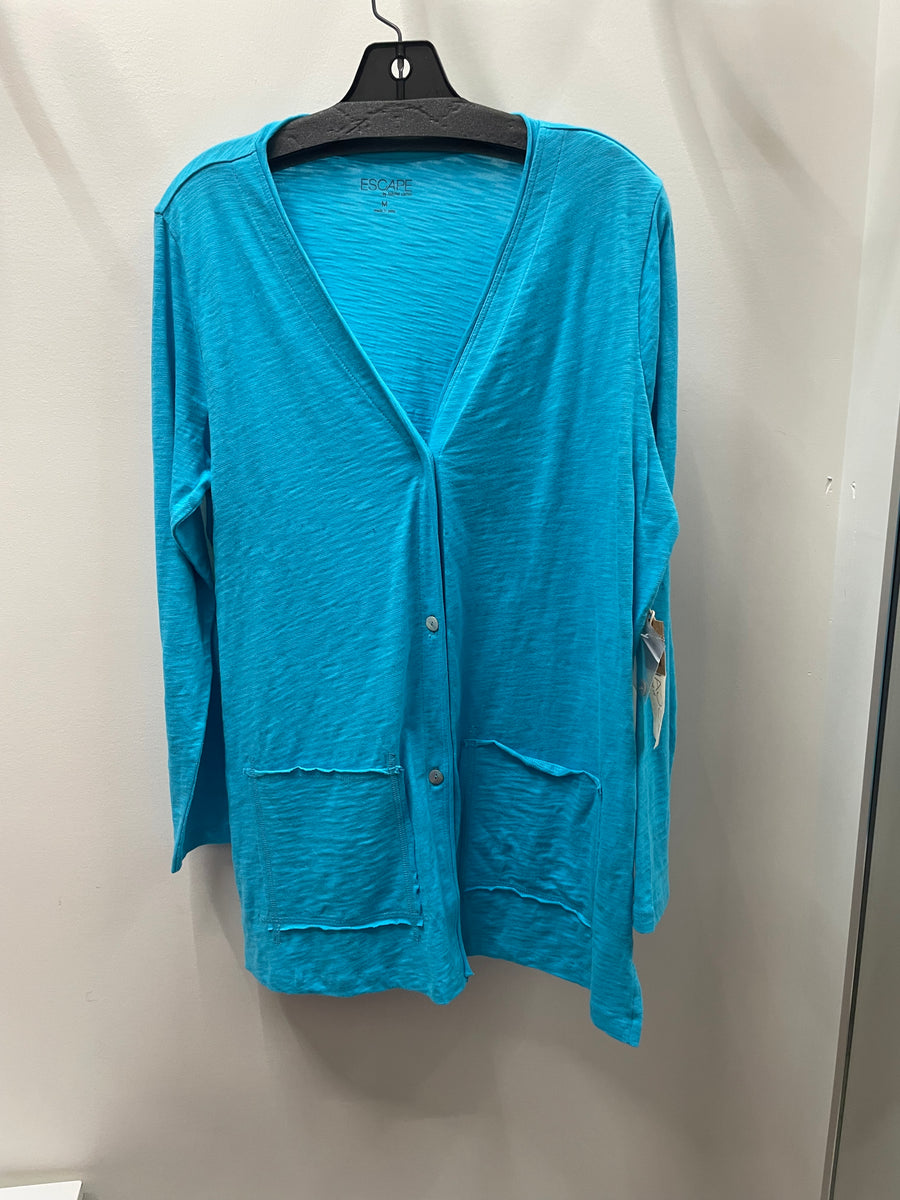 Cotton Roll Front Cardigan by Escape