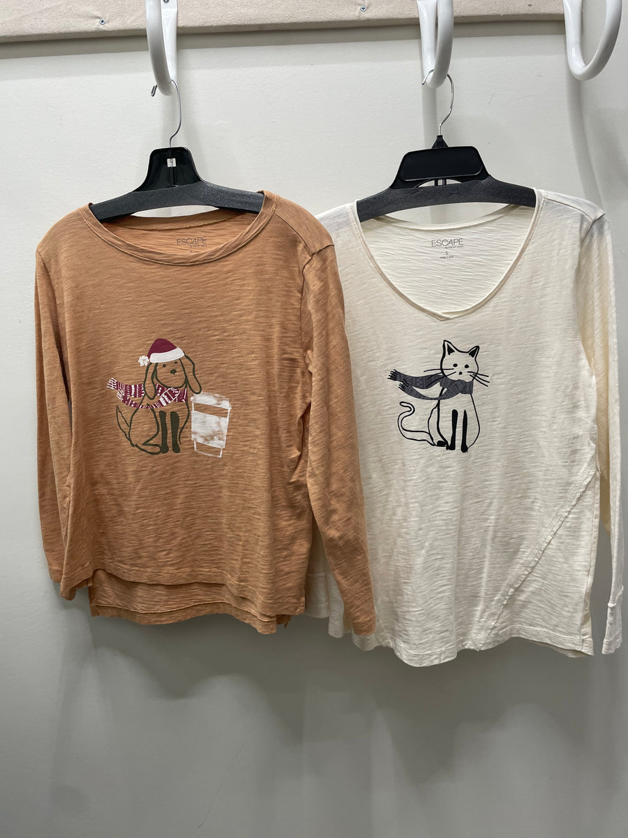 Destination Cat Laid Back Tee by Escape