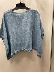Additional view of Gauzy Charm Layering Top from Robin Boutique.