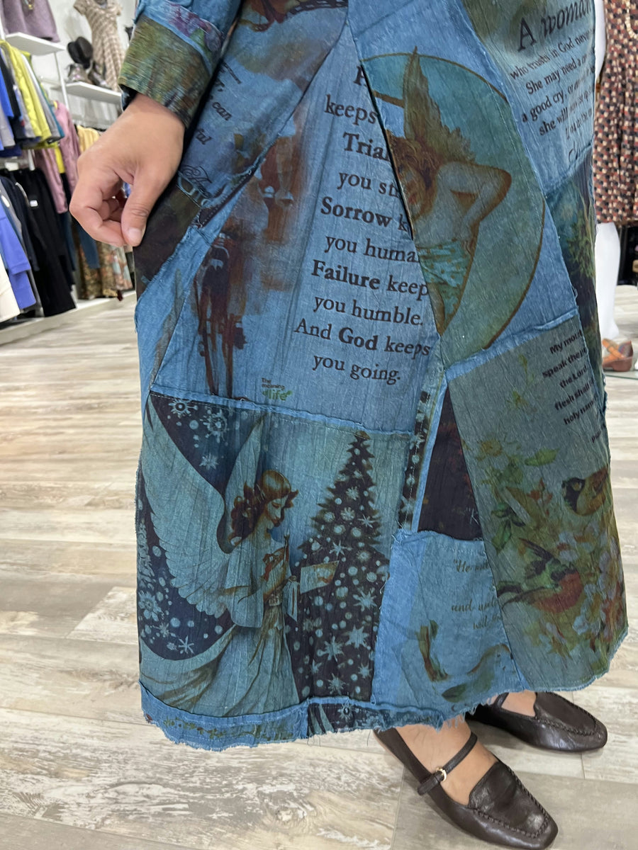 Vintage Patchwork Dress by Paper Lace