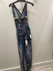 Sarah Overall Dress in Cherry on Top by Driftwood Jeans