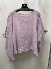 Additional view of Gauzy Charm Layering Top from Robin Boutique.