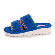 MUK LUKS Women's Ribbed Terry Slide Comfort Contour Slipper