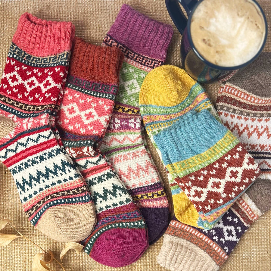 Eisley Retro Chevron Socks Robin Boutique