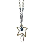 Mixed Chain Star Necklace
