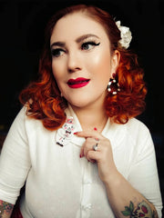 Love at Frost Sight Brooch Johanna Parker x Lipstick & Chrome Robin Boutique