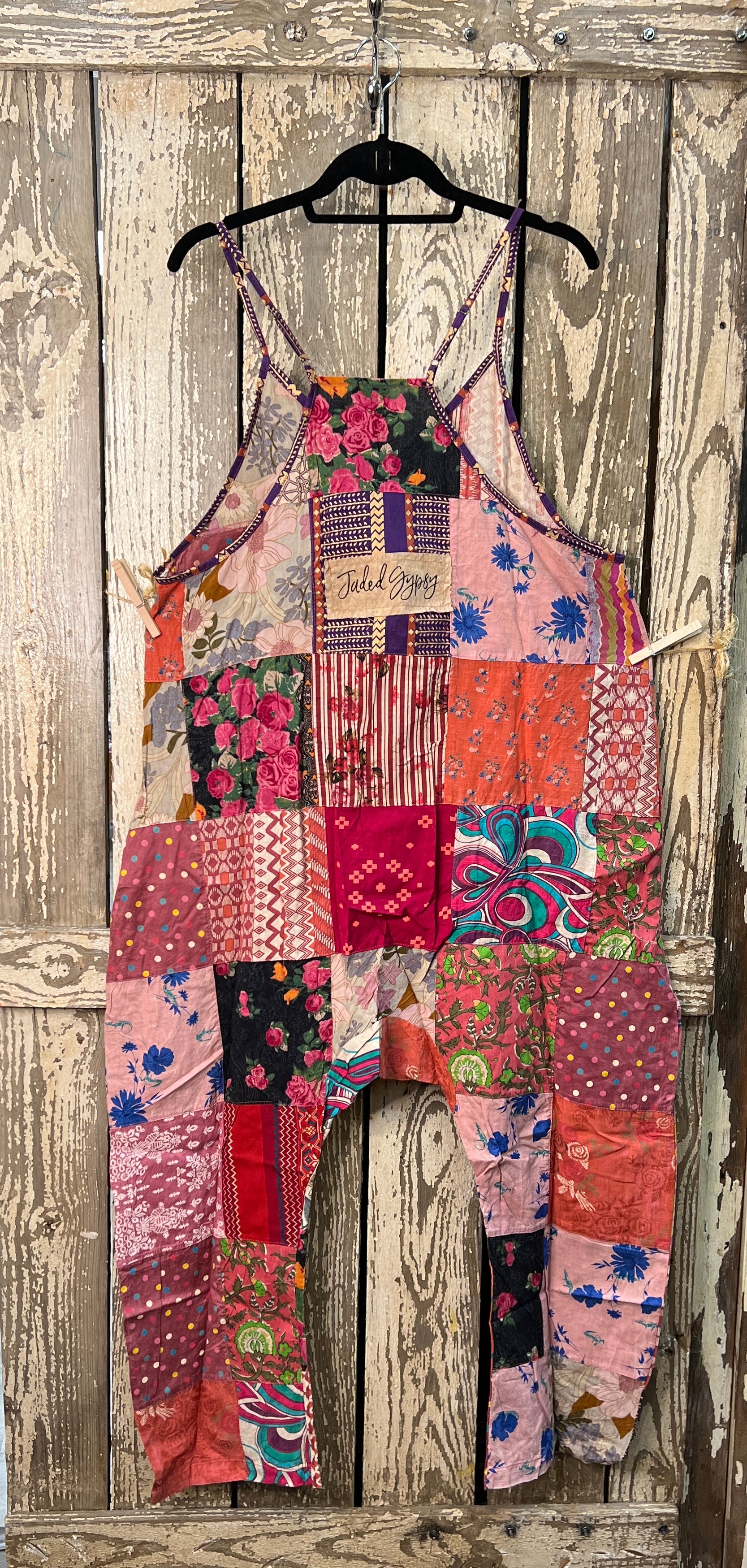 Patchwork Dreams Romper "Rose" by Jaded Gypsy