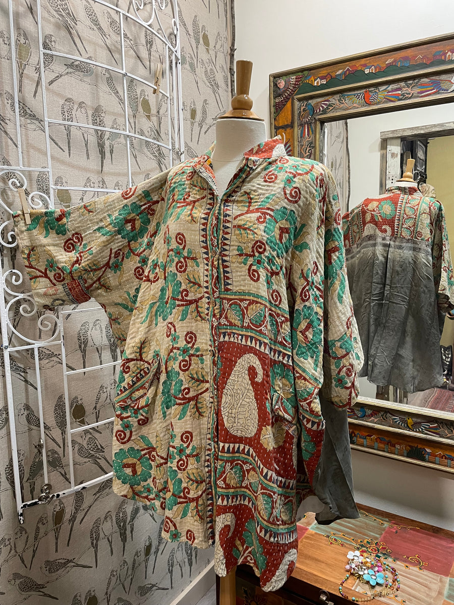 Pareo Kantha Free To Be Button Down #28 by Kantha Bae