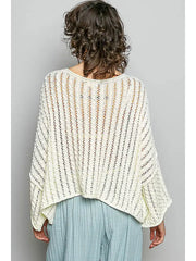 Cropped Oversized Sweater