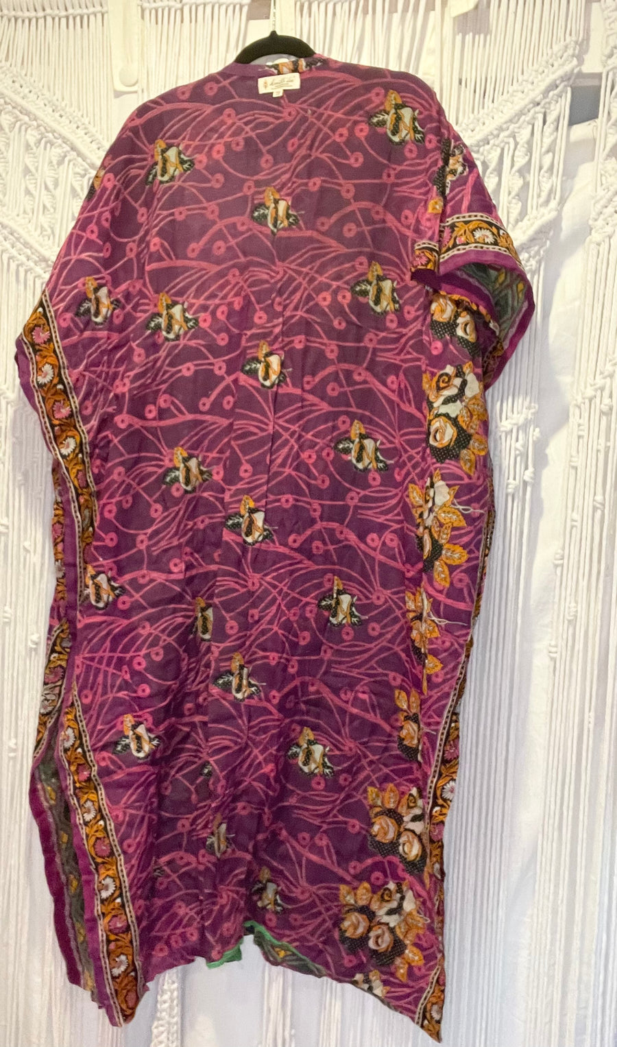 Duality Cotton Sari Take It Easy Muu #138 by Kantha Bae