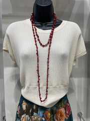 Tidal Glow Shell & Glass Necklace
