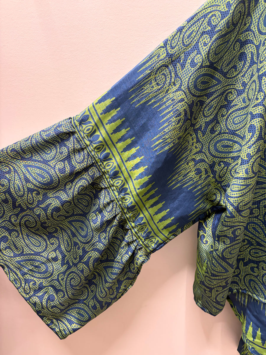 Silk Shrug #202 by Kantha Bae