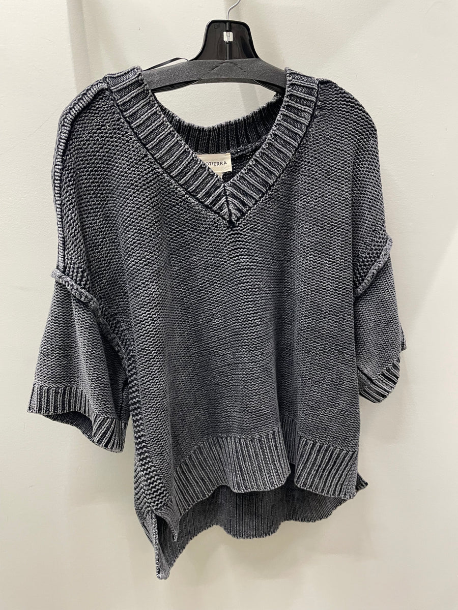 Vintage V-Neck Sweater by Cotierra