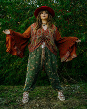 Bell Sleeve Butterfly Top #116 by Kantha Bae