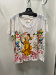 Driftwood Day Tee in Moon Lady Print by Paper Lace