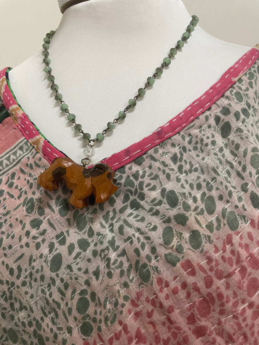 English Bulldog Necklace by Gina