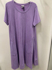 Vintage Wash Tee Shirt Dress by Doodles T307C