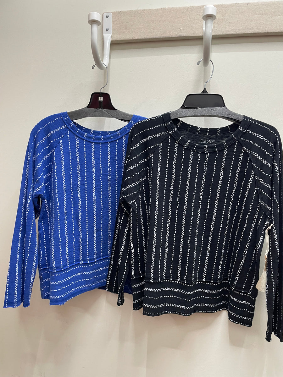 Driftwood Stripe Lookout Pullover by Escape by Habitat 11521 Robin Boutique