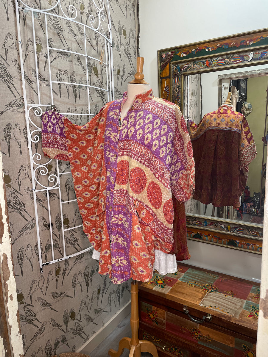 Pareo Kantha Free To Be Button Down #62 by Kantha Bae